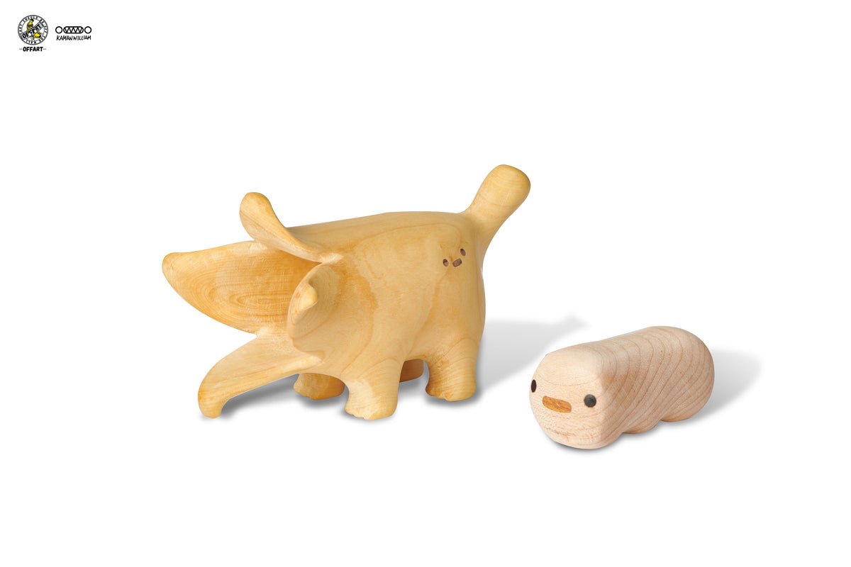 OFFART X Kamanwilliam Bananaers Dog Wooden Mini Limited Edition
