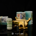 OFFART X Kamanwilliam X RayChan Gold Fortune Mini Money Bananaer Dog