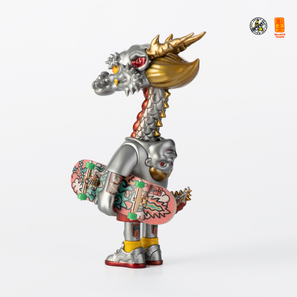 OFFART X Horiren Like A Dragon Skateboarder Meow Type Mecha Vinyl