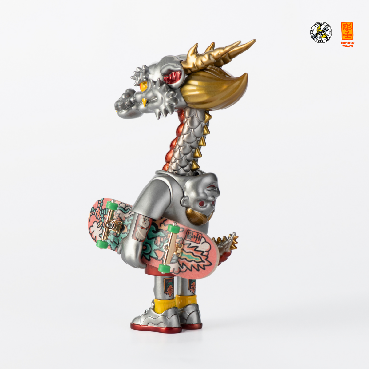 OFFART X Horiren Like A Dragon Skateboarder Meow Type Mecha Vinyl