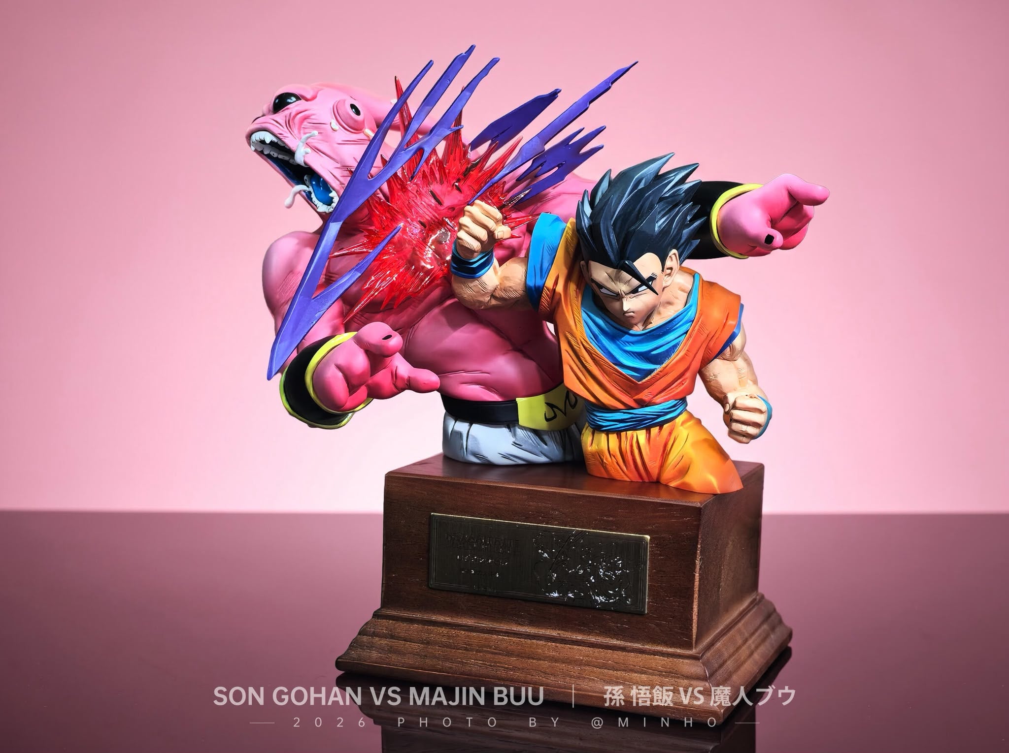 49 Studio DBZ Gohan Vs Buu Resin Statue