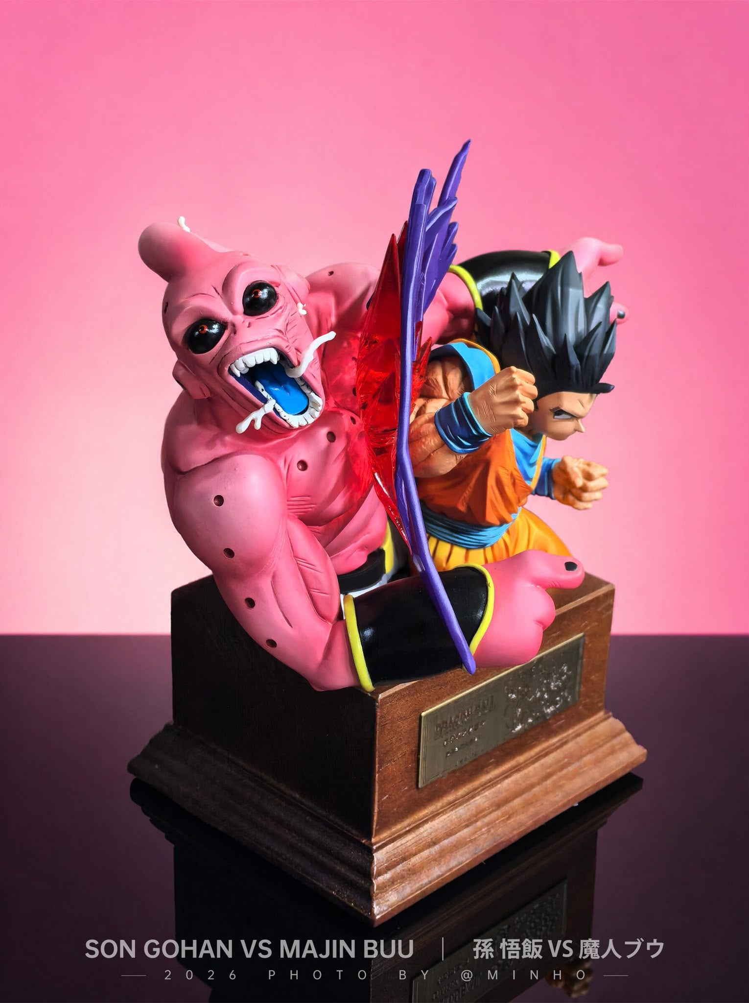 49 Studio DBZ Gohan Vs Buu Resin Statue