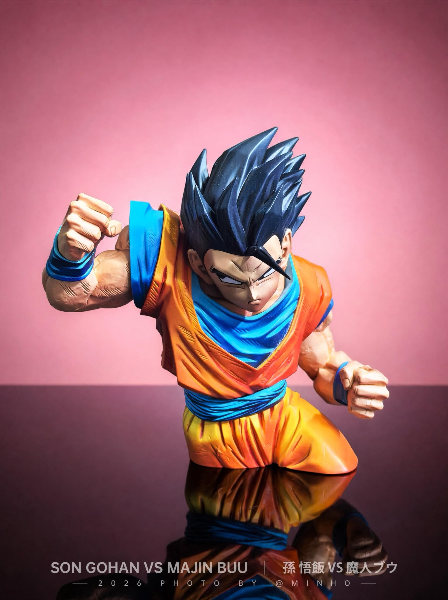 49 Studio DBZ Gohan Vs Buu Resin Statue