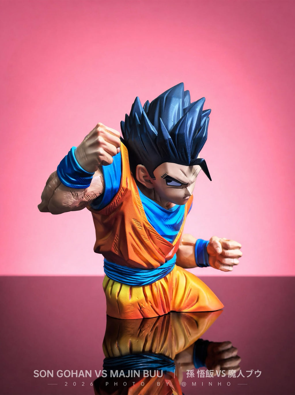 49 Studio DBZ Gohan Vs Buu Resin Statue