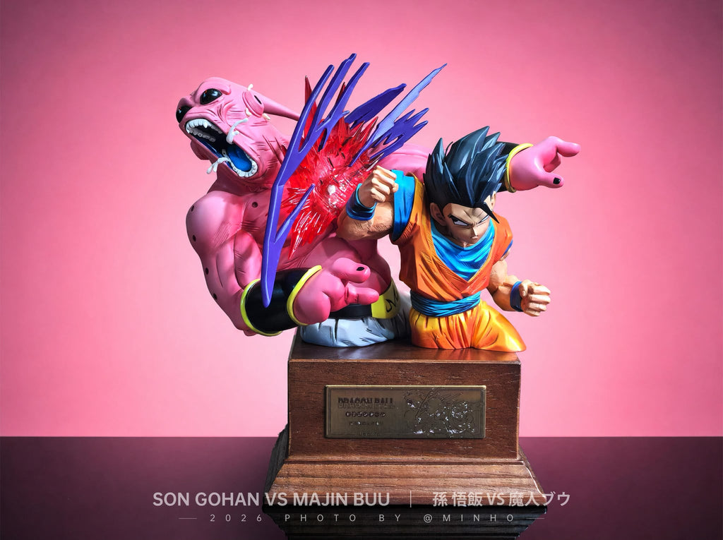 49 Studio DBZ Gohan Vs Buu Resin Statue
