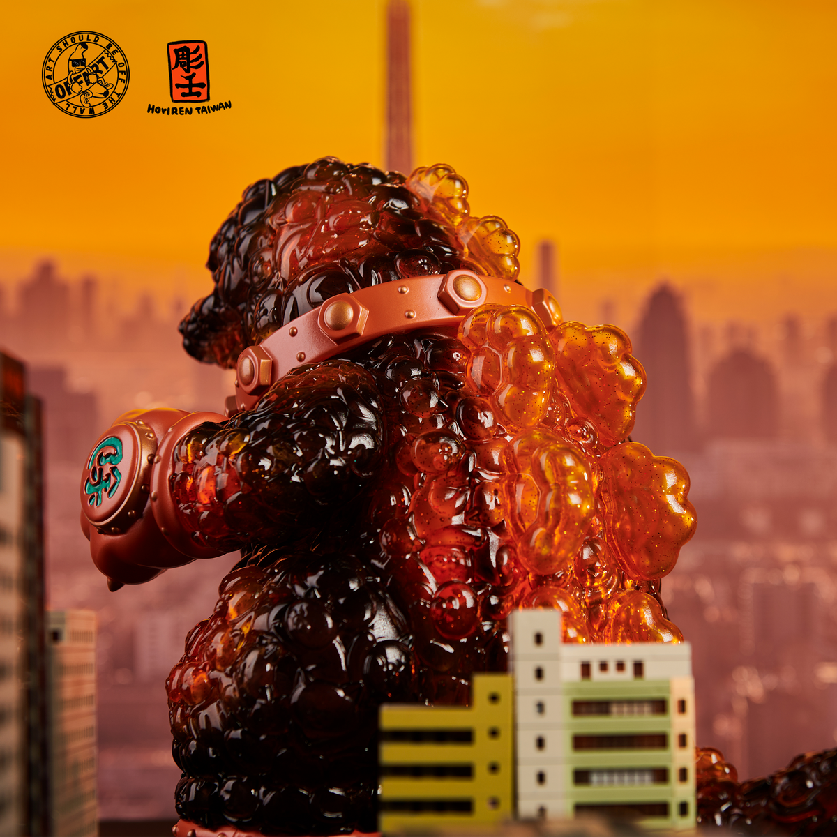 OFFART X Horiren Red Flame Hundred Cats Full Body Edition