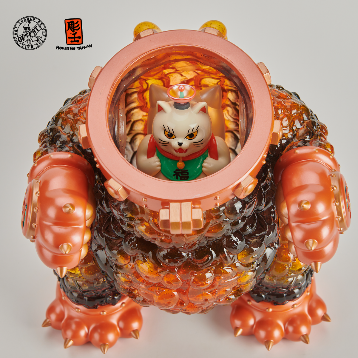 OFFART X Horiren Red Flame Hundred Cats Full Body Edition
