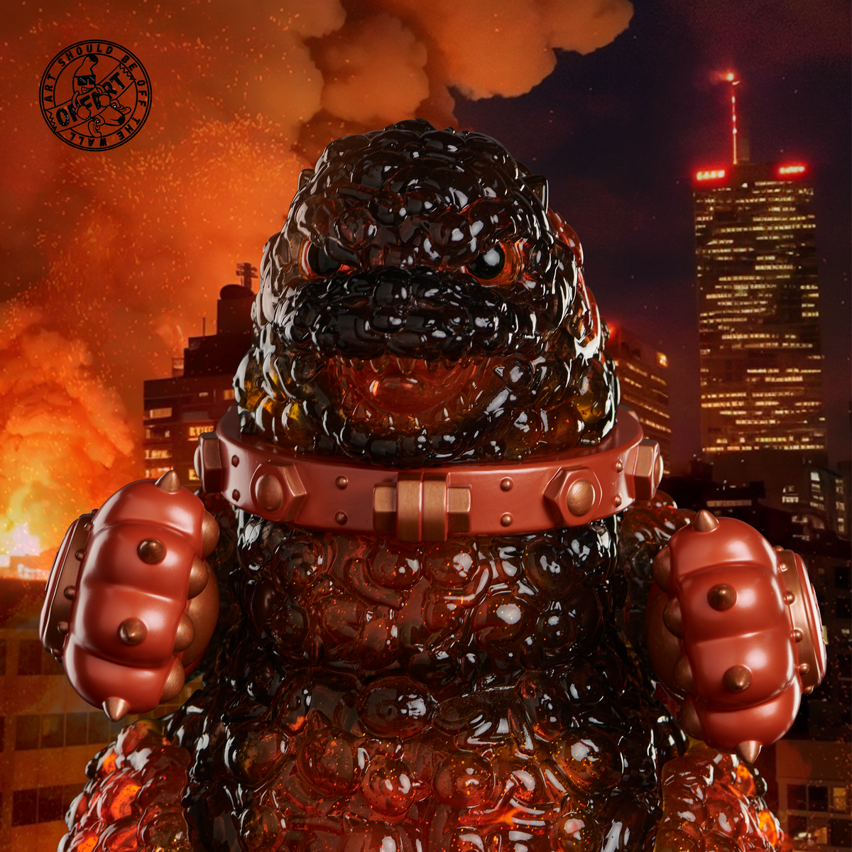 OFFART X Horiren Red Flame Hundred Cats Full Body Edition