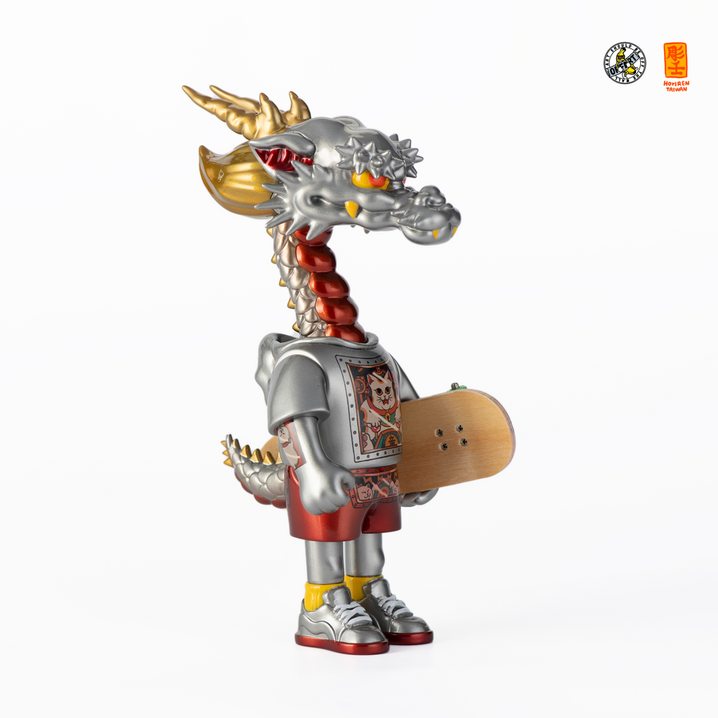 OFFART X Horiren Like A Dragon Skateboarder Meow Type Mecha Vinyl