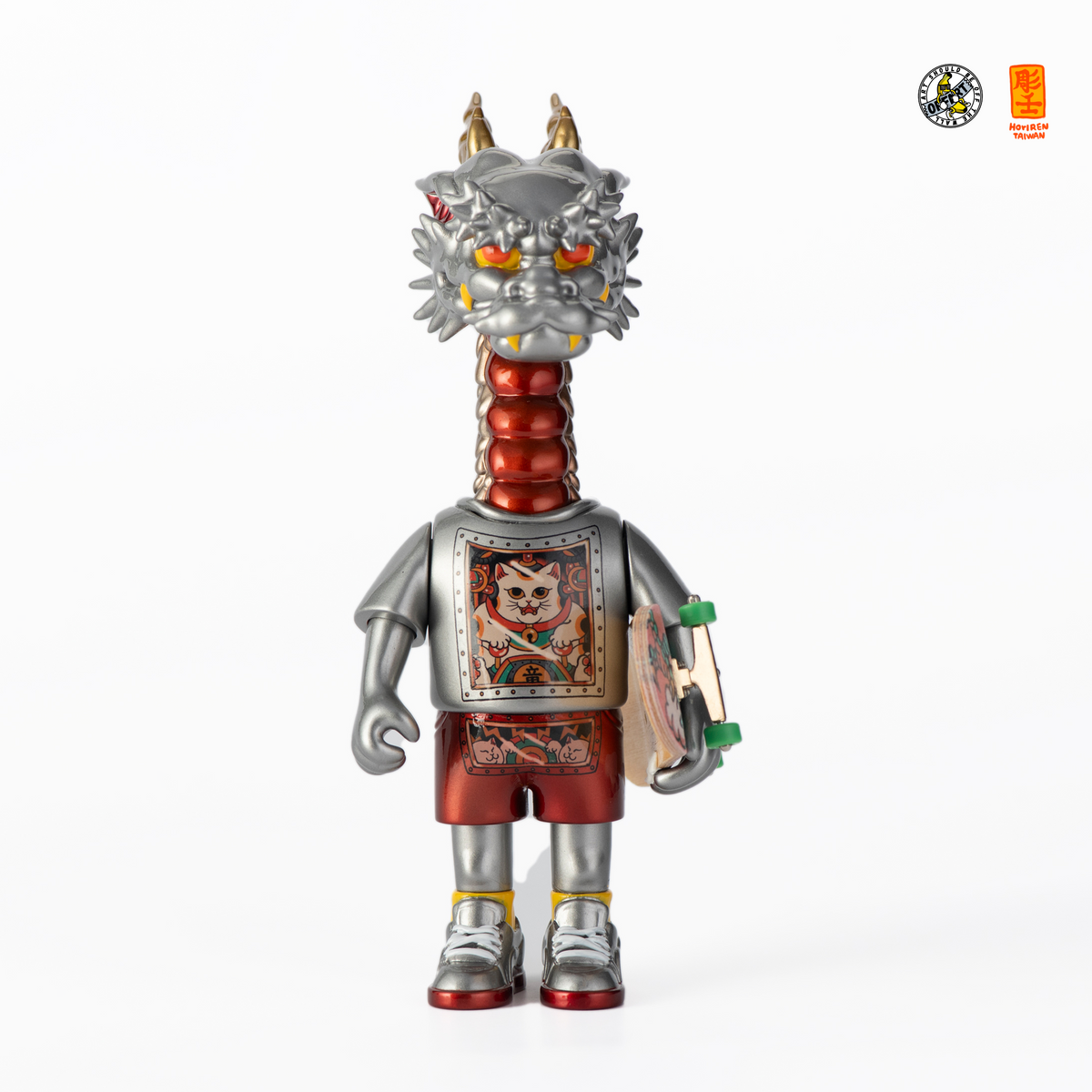 OFFART X Horiren Like A Dragon Skateboarder Meow Type Mecha Vinyl