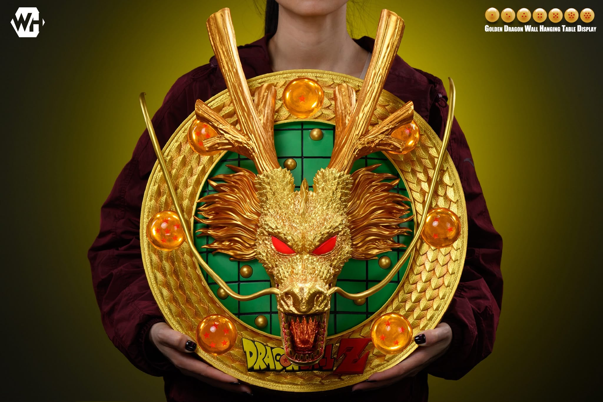 WH Studio DBZ  Shenron Wall-Mounted Resin Statue For Home Decoration