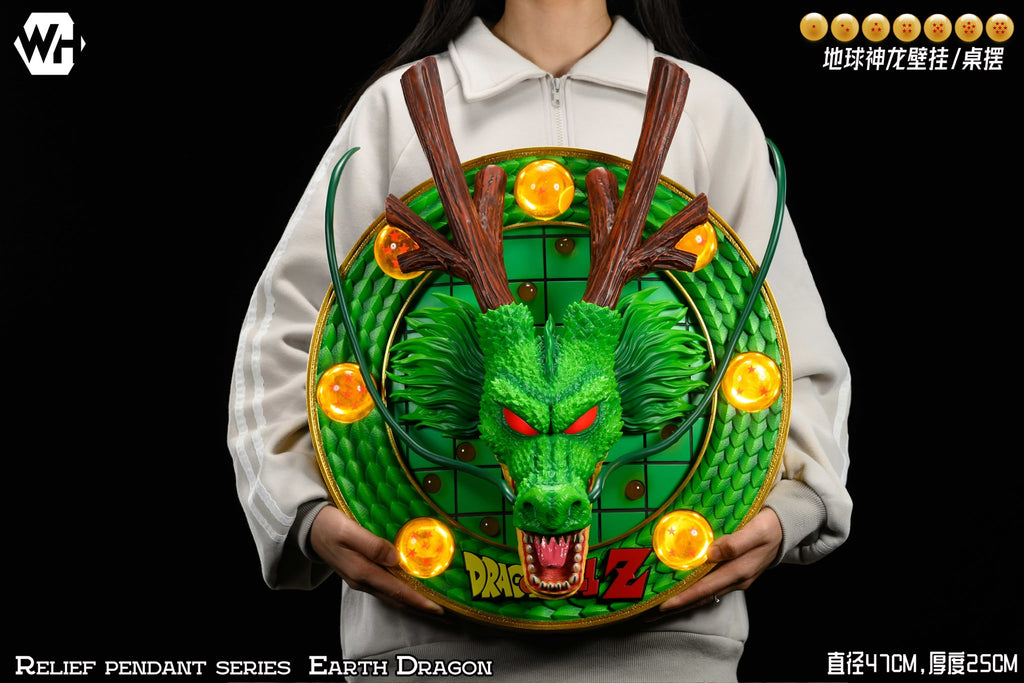 WH Studio DBZ  Shenron Wall-Mounted Resin Statue For Home Decoration