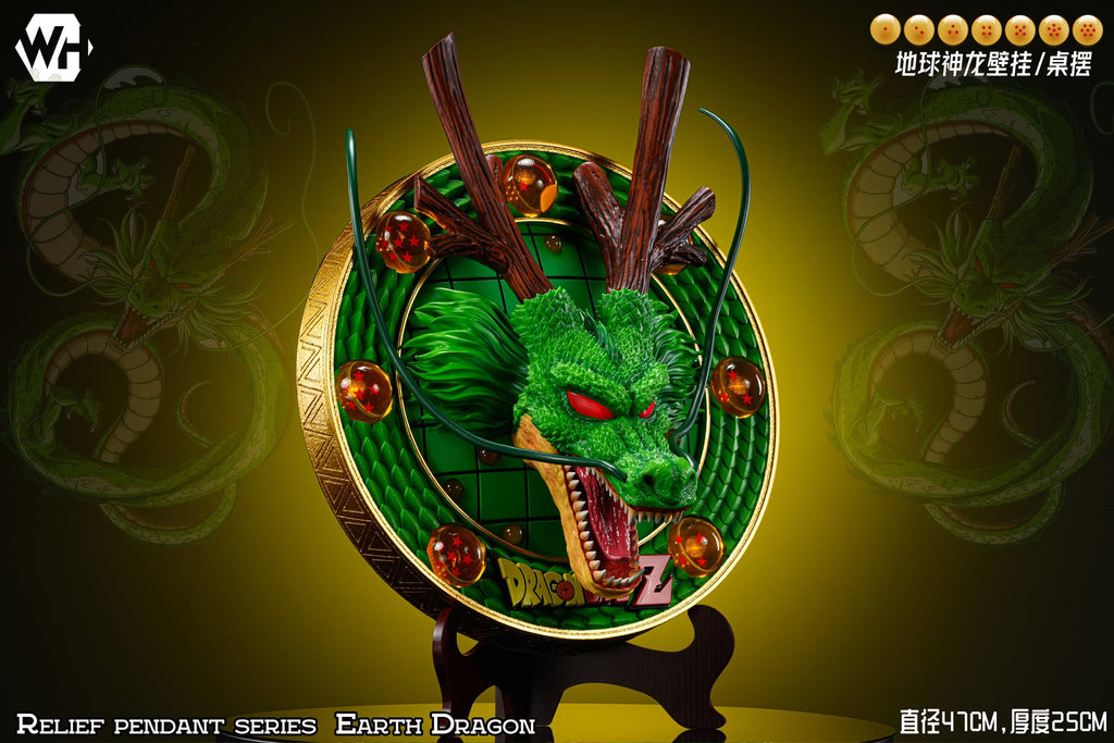WH Studio DBZ  Shenron Wall-Mounted Resin Statue For Home Decoration