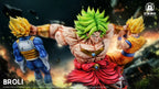 Billion Beast DBZ Broly Vs Vegeta & Goku Resin Statue