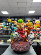 Billion Beast DBZ Broly Vs Vegeta & Goku Resin Statue