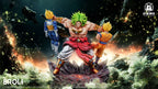 Billion Beast DBZ Broly Vs Vegeta & Goku Resin Statue