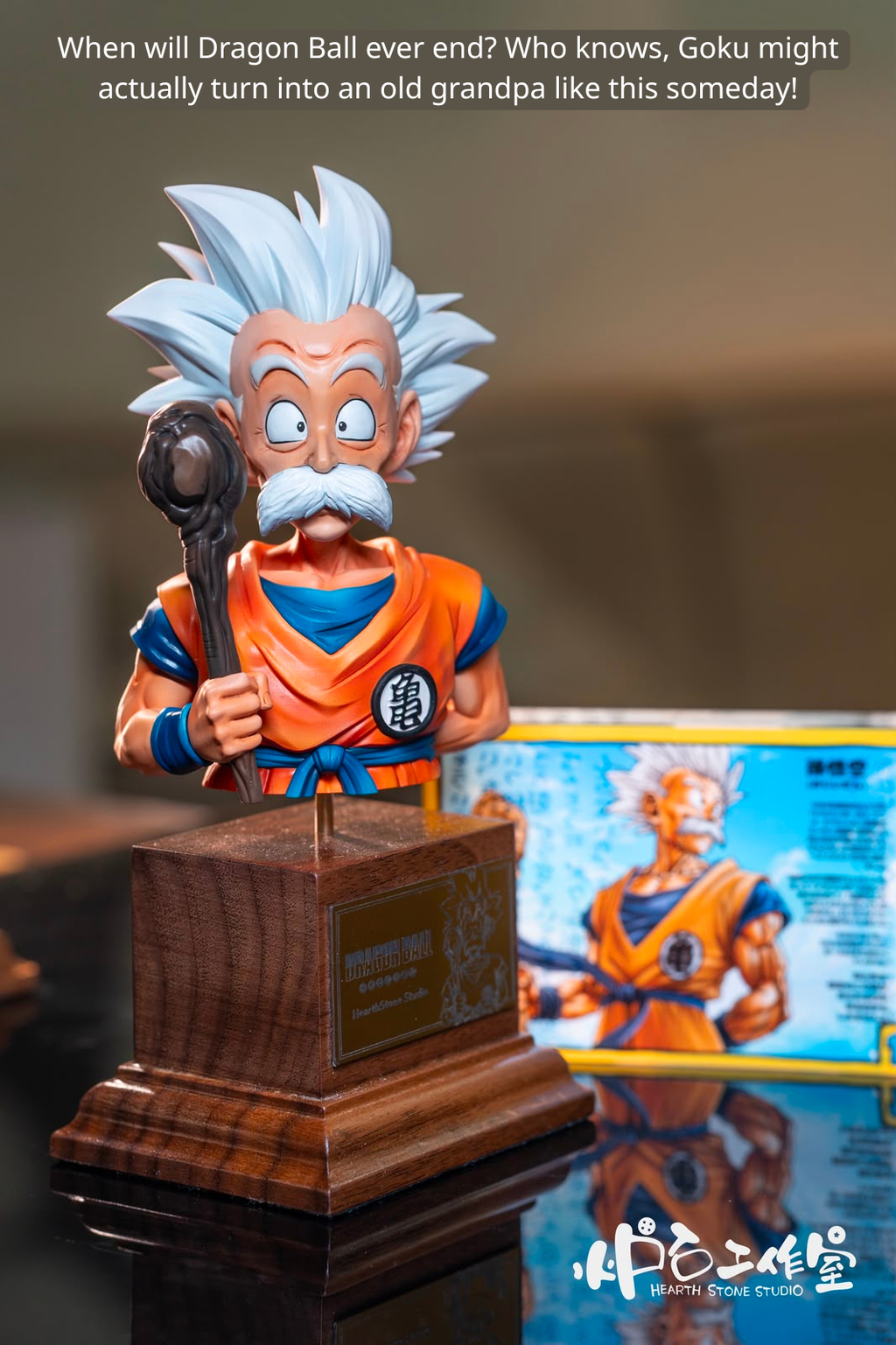 Hearth Stone Studio DBZ Old Goku Resin Bust Statue (pre-order)