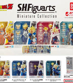 Bandai Mini SHF 1.0 Dragonball Goku Trunks Vegeta Gohan Set of 4