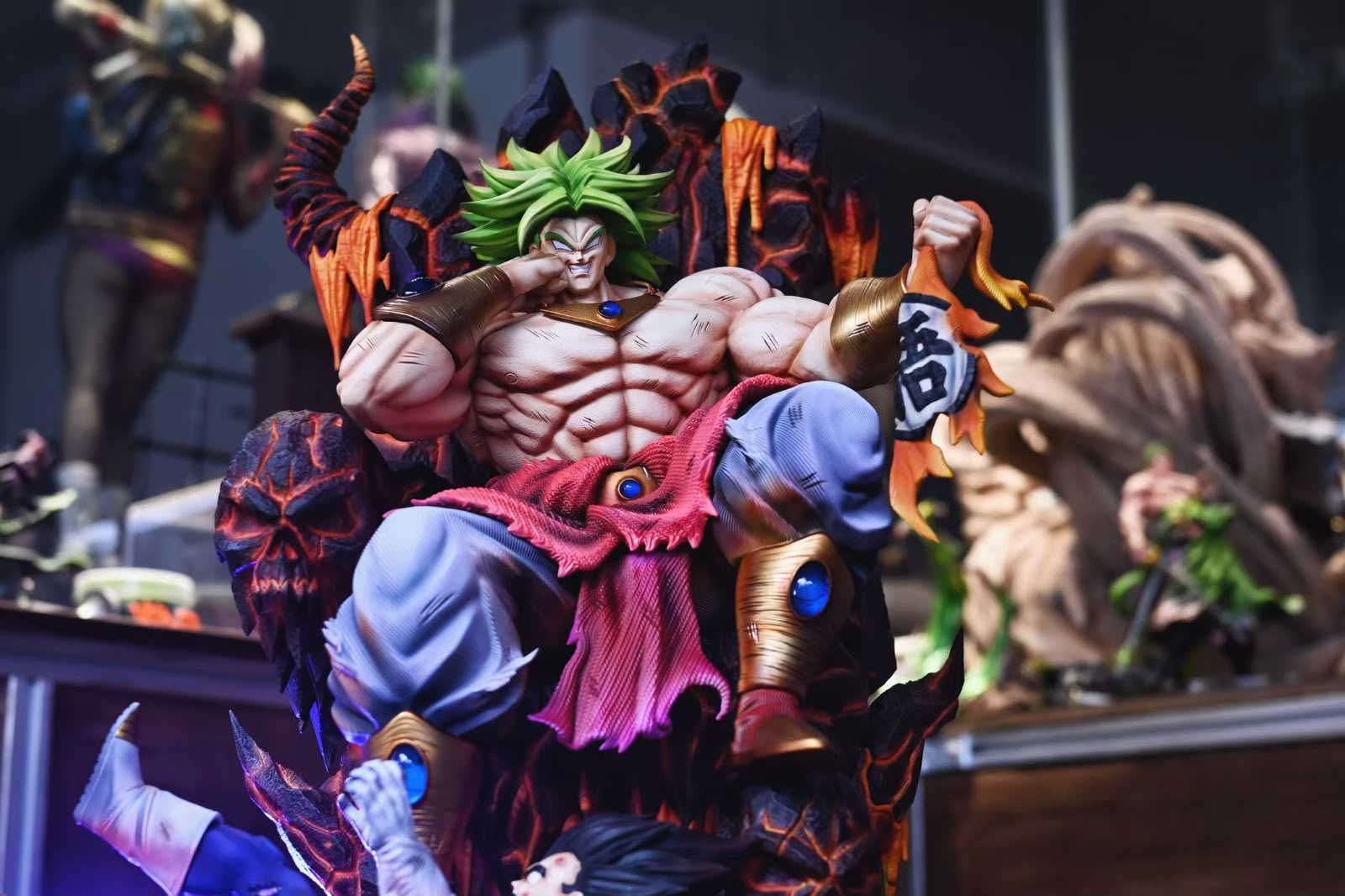 Billion Beast DBZ Broly Throne Resin Statue