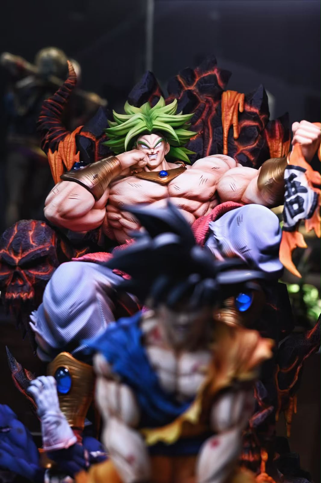 Billion Beast DBZ Broly Throne Resin Statue
