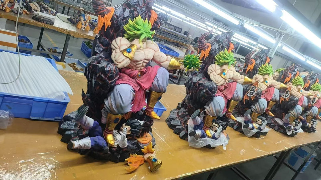 Billion Beast DBZ Broly Throne Resin Statue