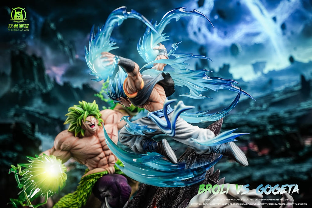 Billion Breast DBZ Broly Vs Gogeta Battle Resin Statue Diorama (pre-order)