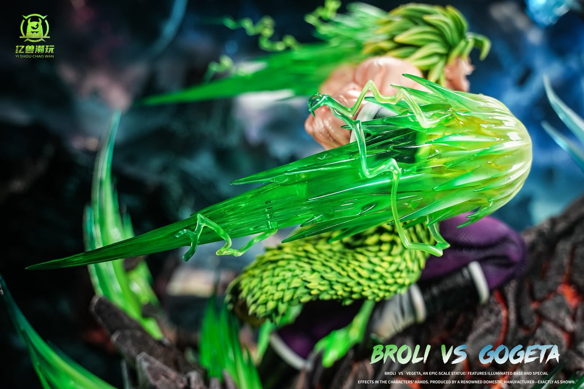 Billion Breast DBZ Broly Vs Gogeta Battle Resin Statue Diorama (pre-order)
