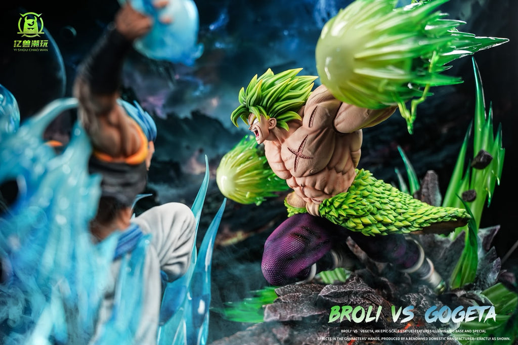 Billion Breast DBZ Broly Vs Gogeta Battle Resin Statue Diorama (pre-order)