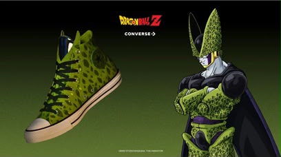 Converse X Dragonball Z Perfect Cell Chuck Taylor All Star High Top