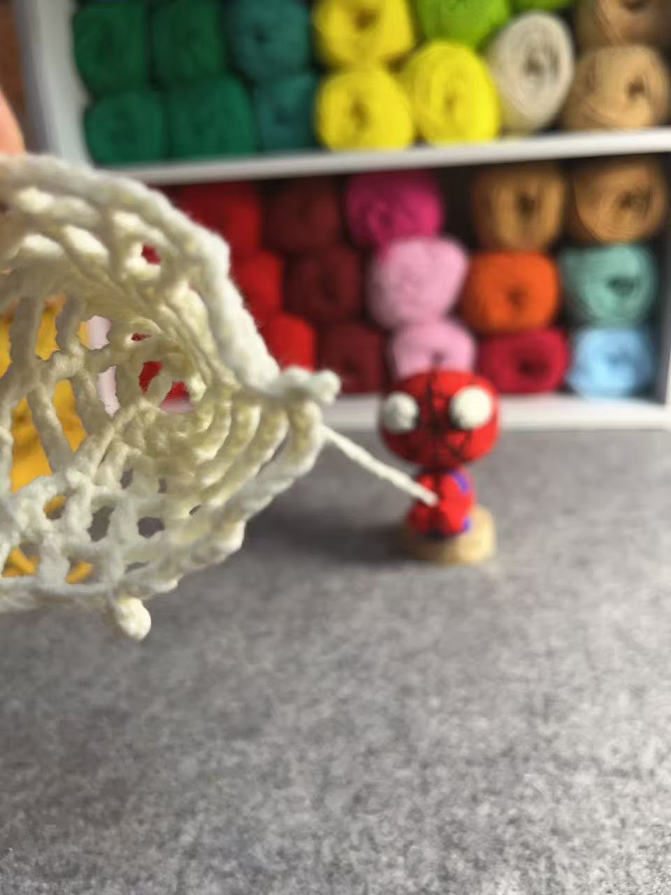 Custom-Handmade Spider-Man Wool Plush