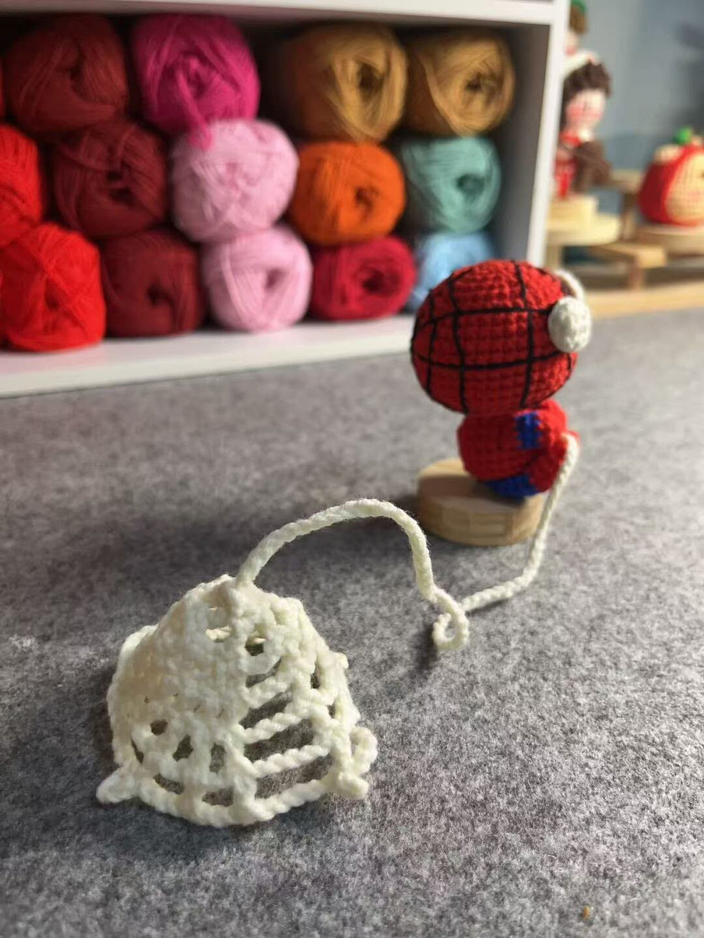 Custom-Handmade Spider-Man Wool Plush