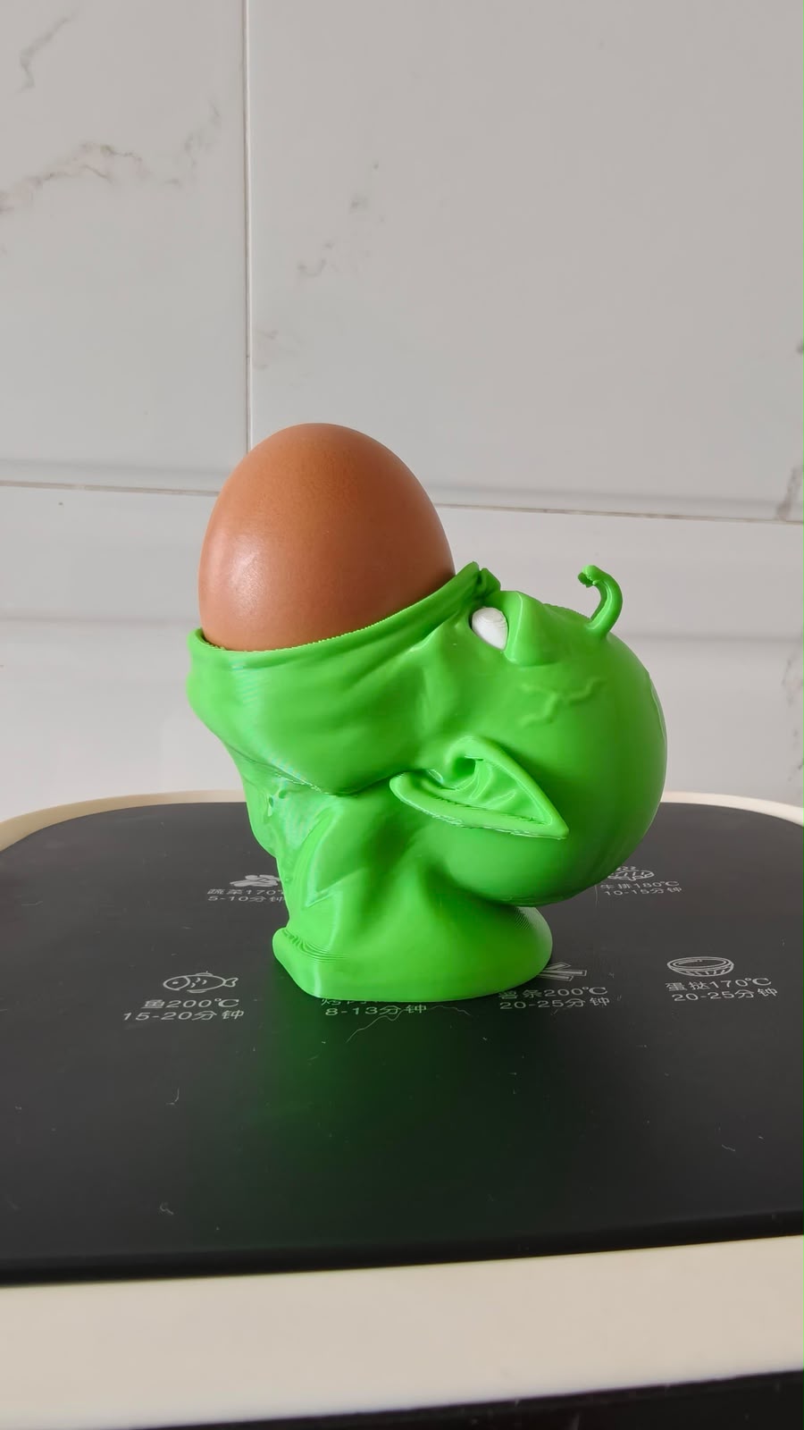 Custom-Made 3D Printing King Piccolo Egg Holder