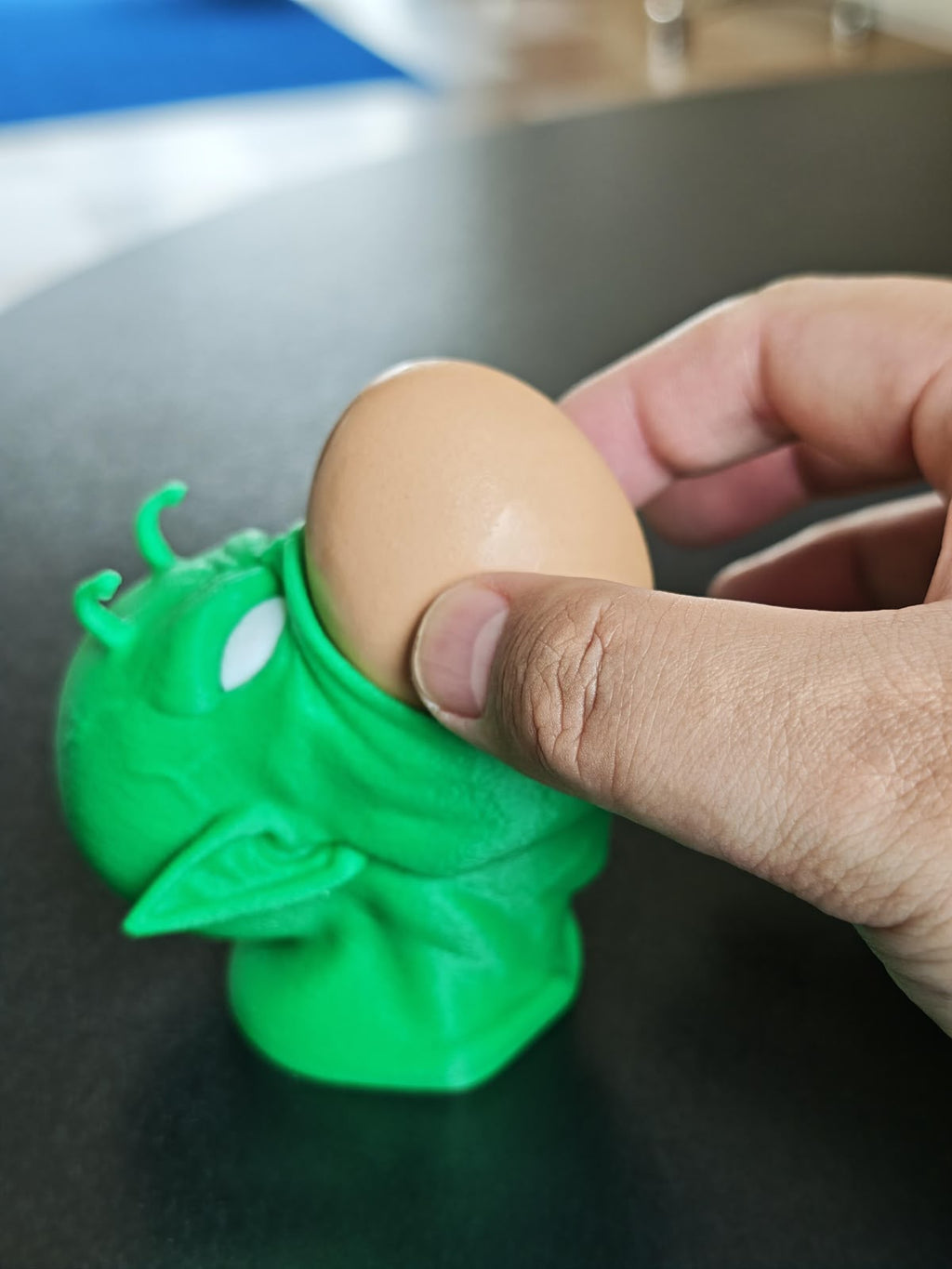 Custom-Made 3D Printing King Piccolo Egg Holder