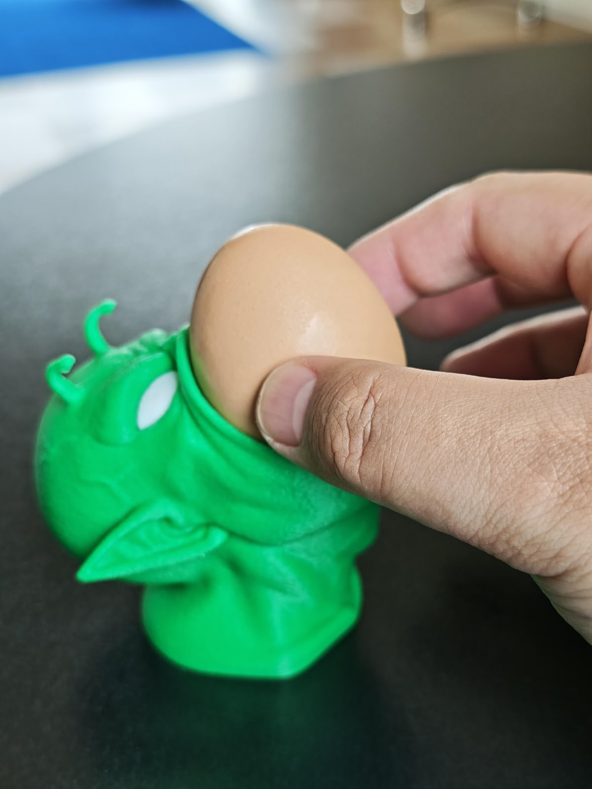 Custom-Made 3D Printing King Piccolo Egg Holder