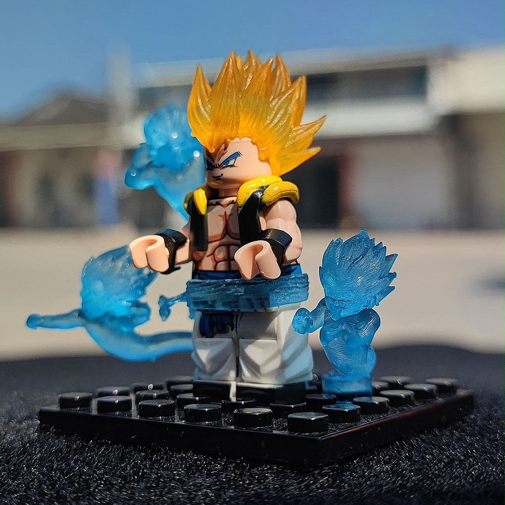Custom-Made DBZ Gotenks & Mini Ghosts Brick Block Figure Set