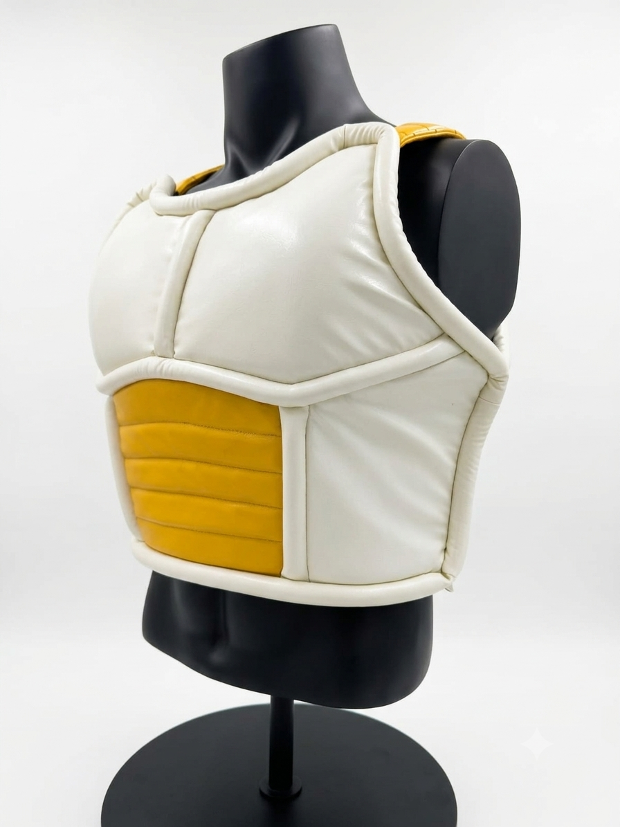 DBZ PU Leather Vegeta Trunks Armor Vest For Dragonball Coser