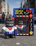 James Lee -  Mini Crazilla Girl Original Designer Cute Monster Trend Toy Figurine