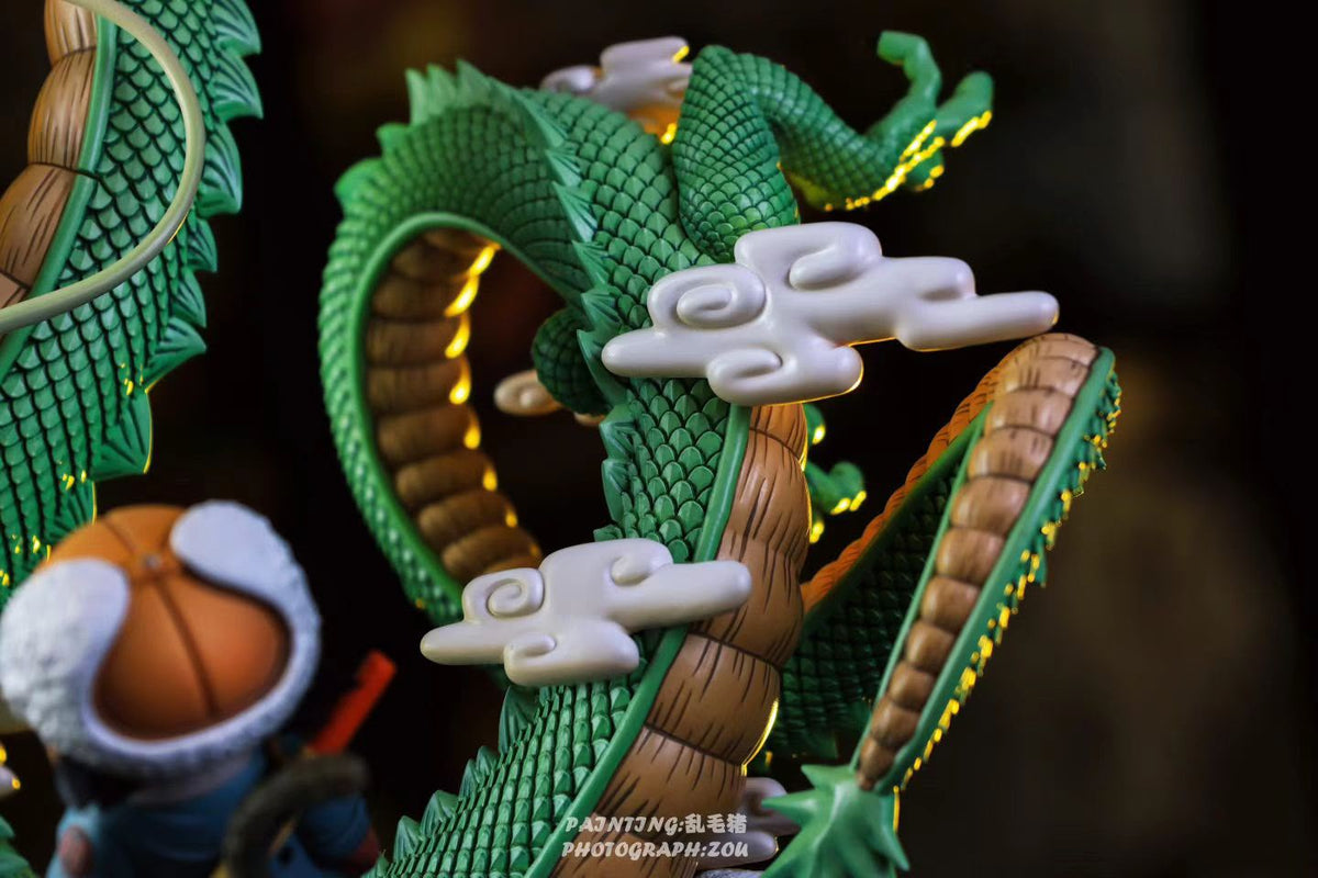 Desk Notes Studio DBZ Kid Goku & Shenron Resin Statue (pre-order)