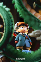 Desk Notes Studio DBZ Kid Goku & Shenron Resin Statue (pre-order)