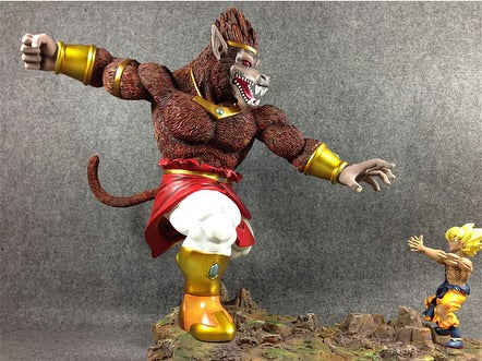 Djfungshing Dragon Ball Ohzaru Broly vs Goku Resin Statue