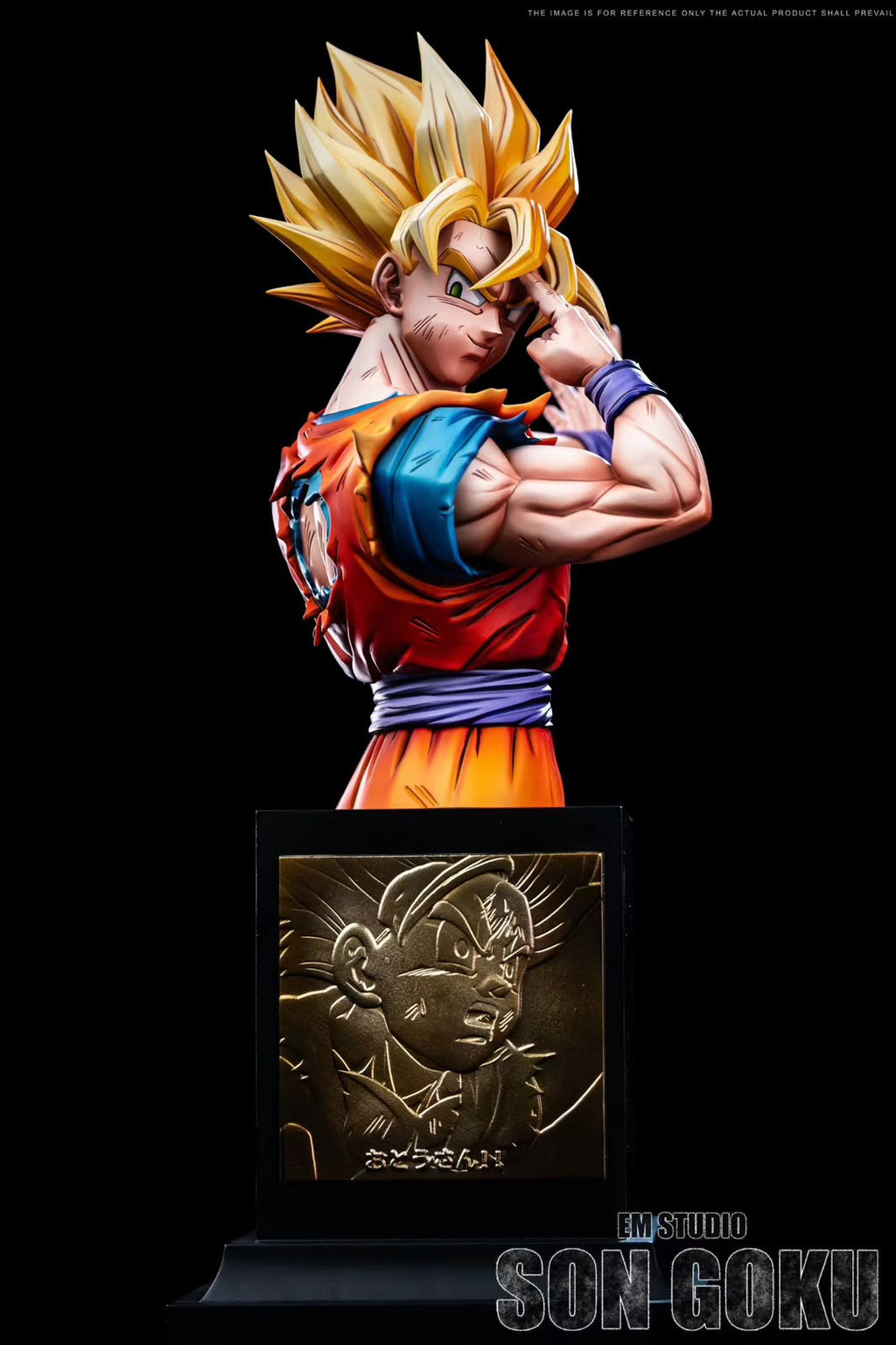EM Studio DBZ Good-Bye Goku Resin Bust Statue (pre-order)