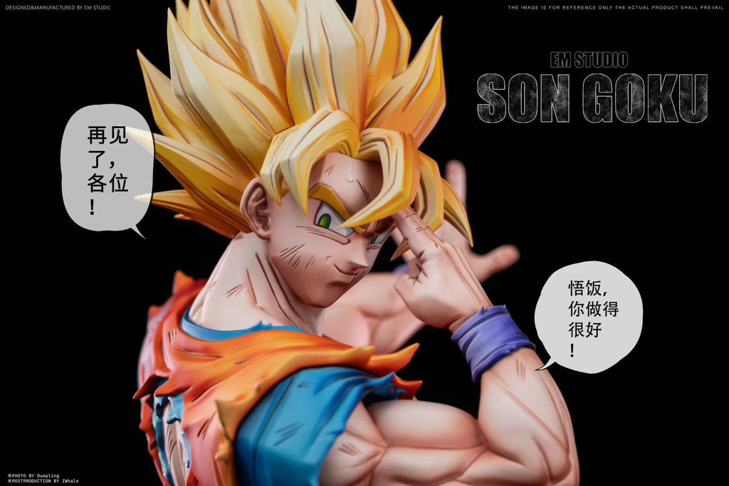 EM Studio DBZ Good-Bye Goku Resin Bust Statue (pre-order)