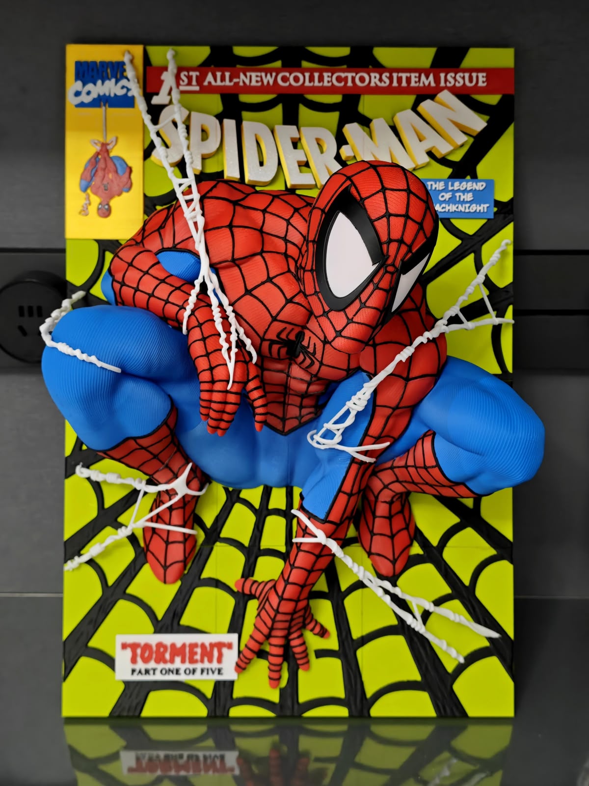 Evil Battle Studio 3D Printing Spider Man Statue