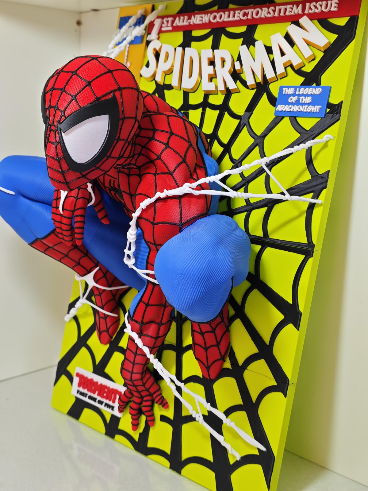 Evil Battle Studio 3D Printing Spider Man Statue