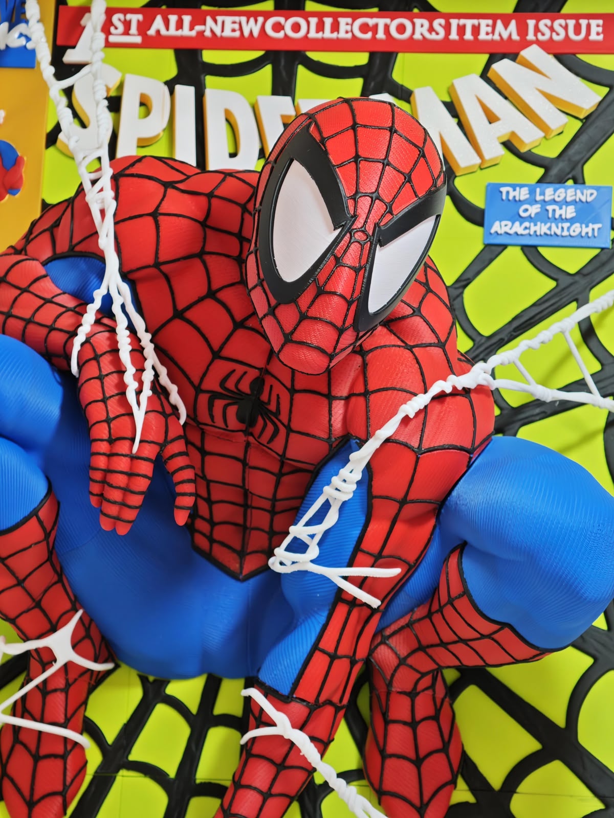 Evil Battle Studio 3D Printing Spider Man Statue
