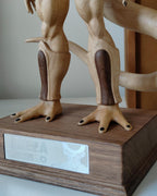 Glass Wood Studio Freeza Wooden Statue