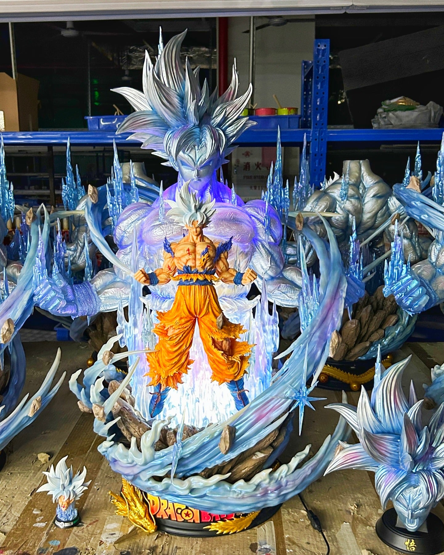 God x Old Bird Studio DBZ Ultra Instinct Goku Resin Statue
