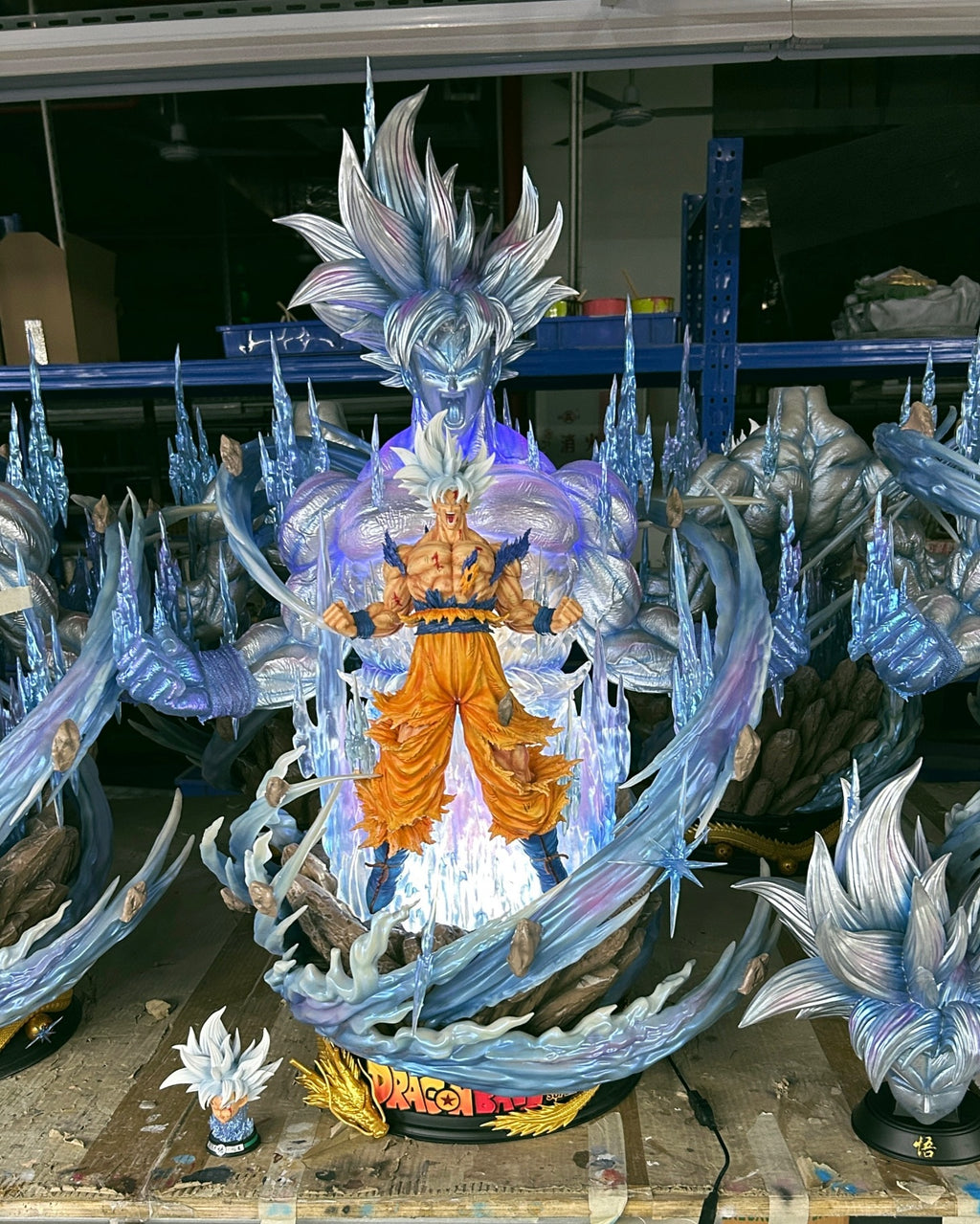 God x Old Bird Studio DBZ Ultra Instinct Goku Resin Statue