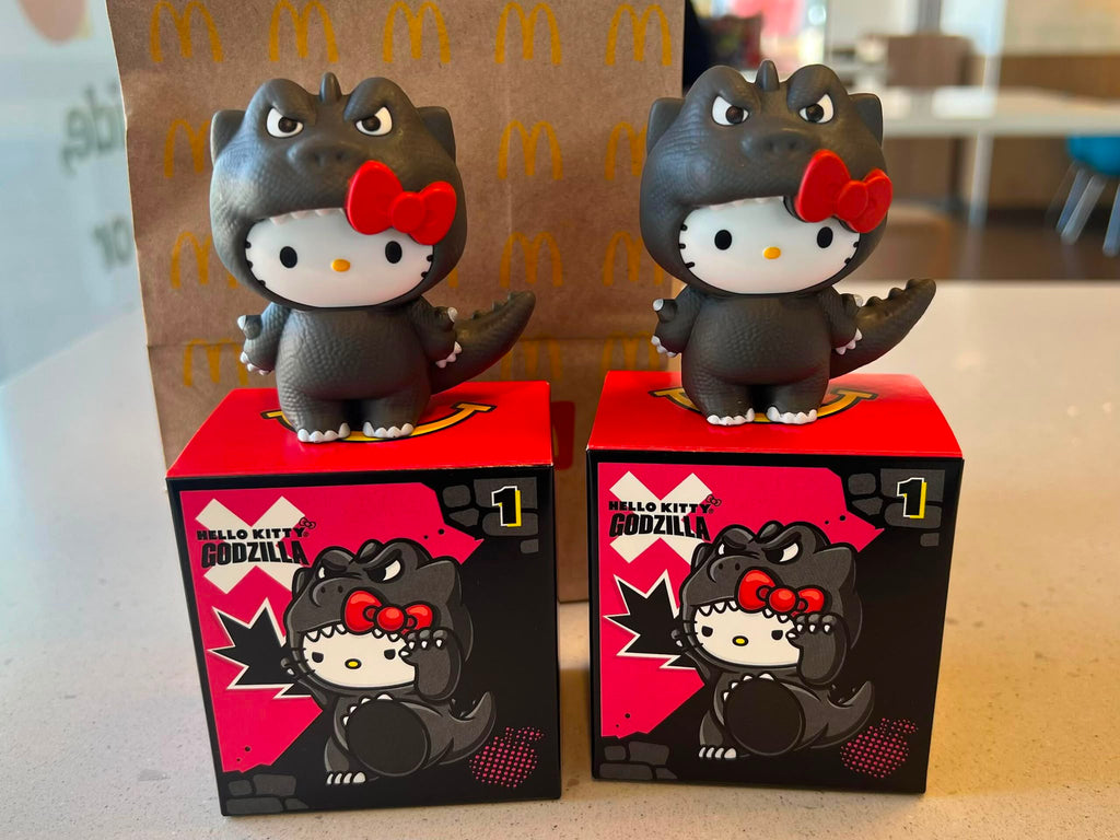 Hello Kitty X Mcdonald's X Godzilla Happy Meal Exclusive Figure