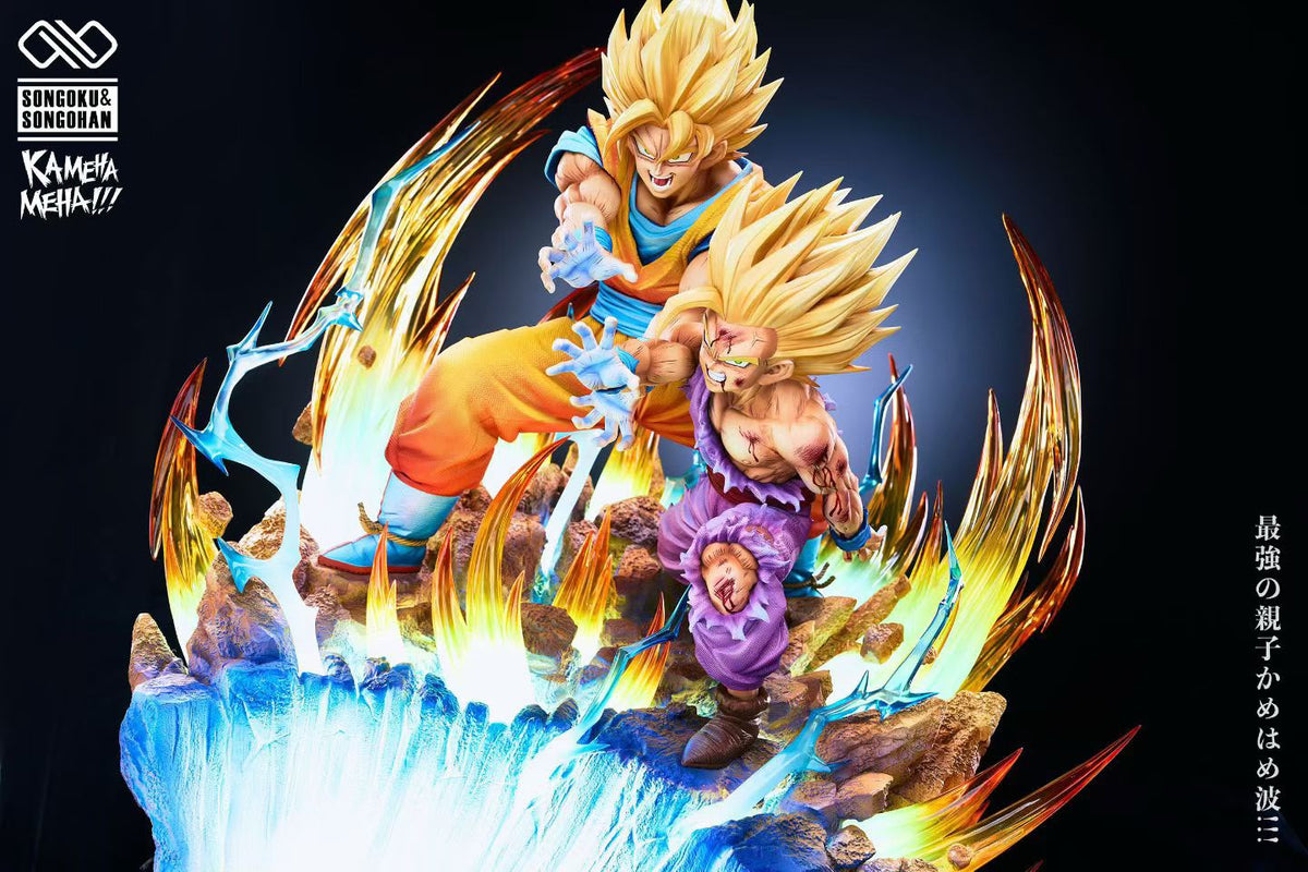Infinite Studio DBZ Father & Son Goku Gohan Resin Statue DX Edition (pre-order)